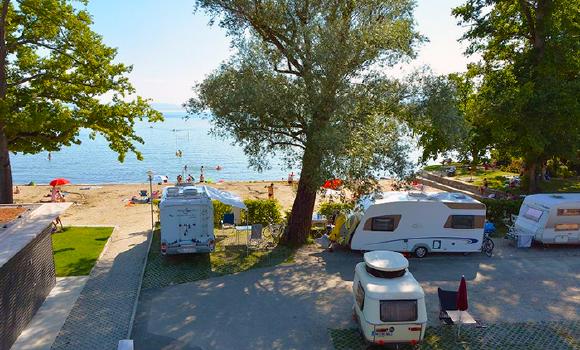 TCS Camping La Tène Lac de Neuchâtel