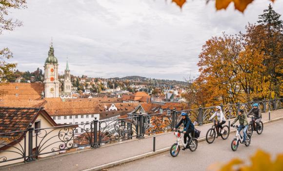 St.Gallen auf dem E-Bike entdecken