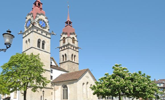 Stadtkirche mit Zwilingstürmen