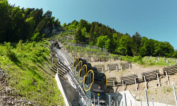 Stoosbahn, die steilste Standseilbahn der Welt