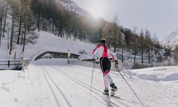 Le ski de fond: un rêve dans la vallée de Saas